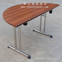 Meia mesa redonda com pé dobrável (YC-T02-01)